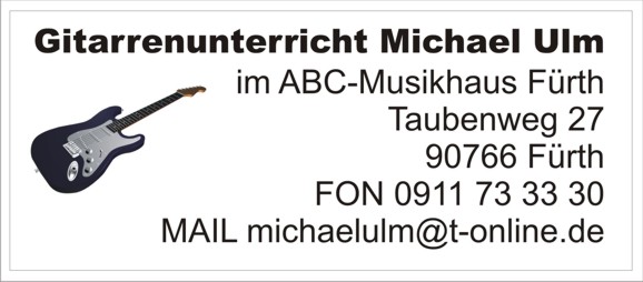 Gitarrenunterricht Fürth Michael U. Adresse 1
